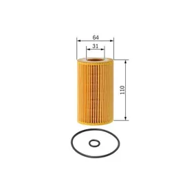 Filtro de aceite Bosch F026407112-P7112