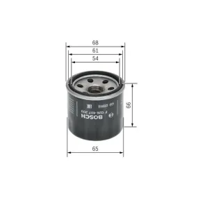 Filtro de aceite Bosch F026407209 - P7209