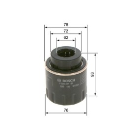 Filtro de aceite Bosch F026407183-P7183