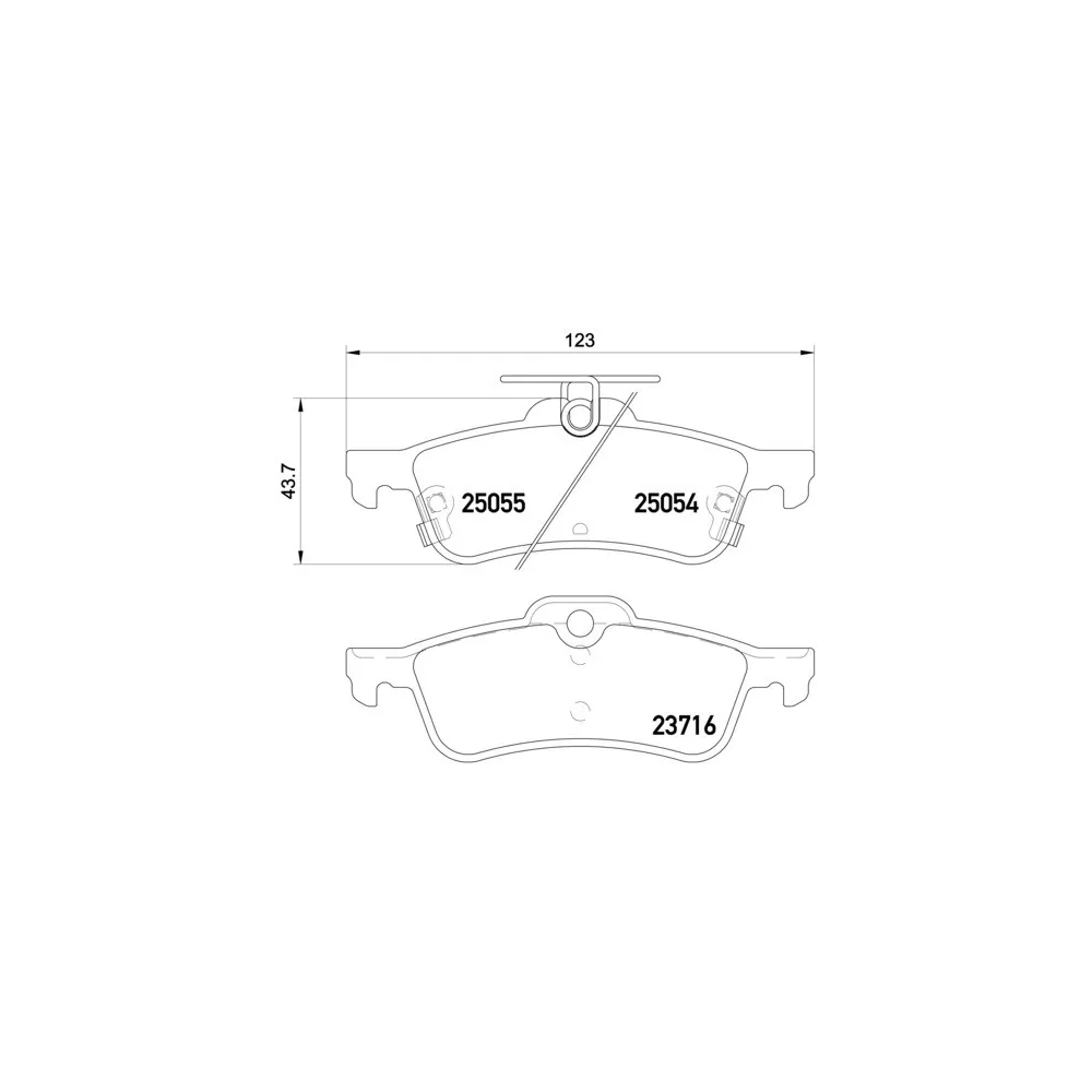 Pastillas de Freno Brembo P28070