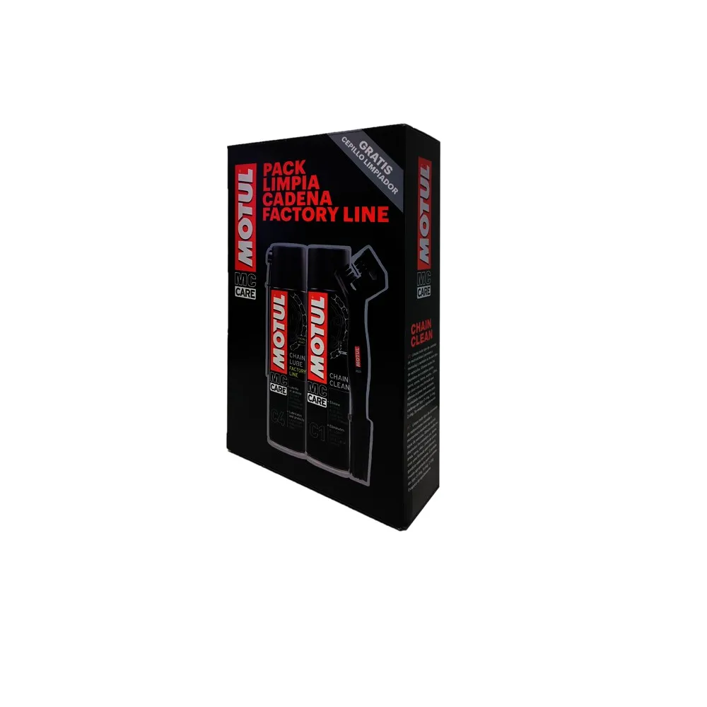 Pack Motul Chain Clean + Chain Lube FL + limpiador de cadenas
