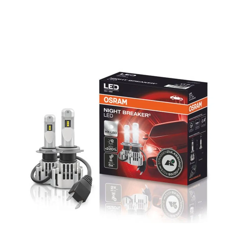 Set Osram H7 Night Breaker (led homologado)