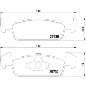Pastillas de Freno Brembo P68060