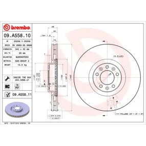 Disco de freno 08.8682.10 BREMBO