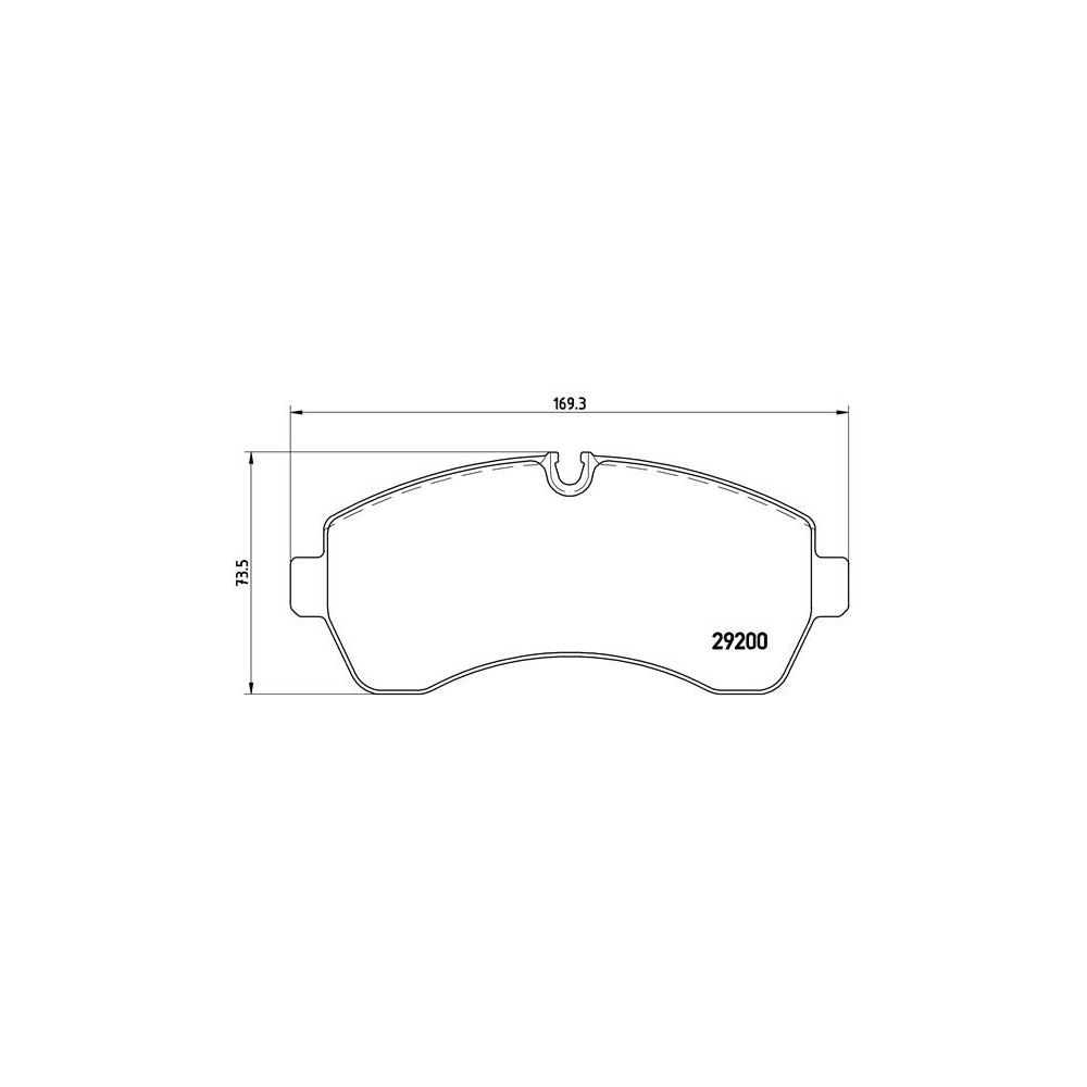 PASTILLA DE FRENO TURISMO BREMBO P50059