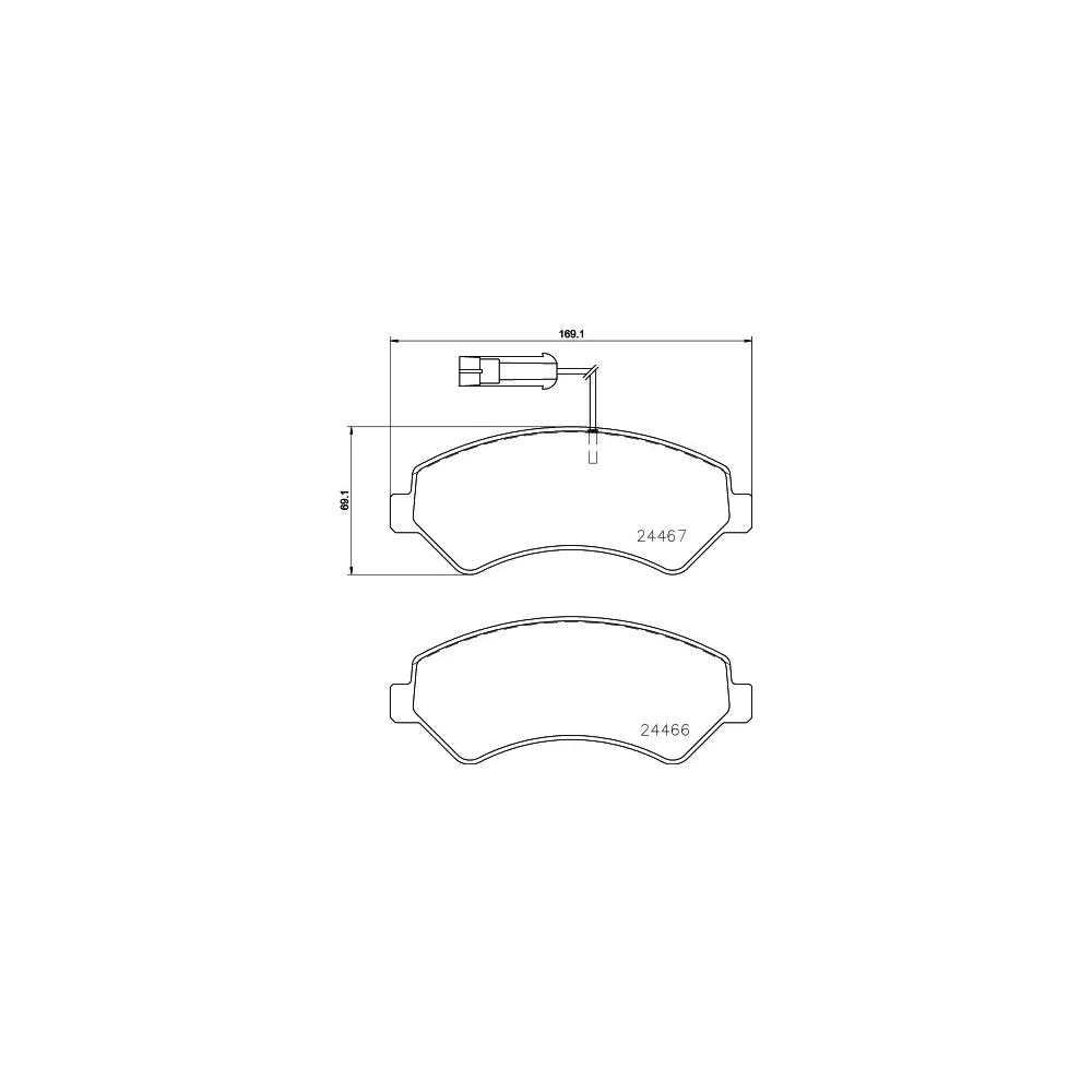 Pastillas de Freno Brembo P23161