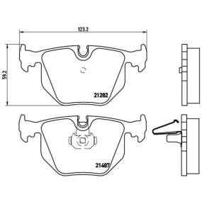 Pastillas Brembo P 06 020 -...