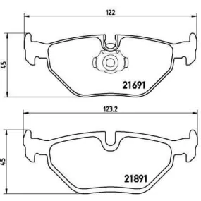 Pastillas Brembo P 06 023 Todoparatucoche
