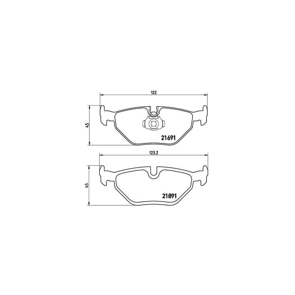Pastillas Brembo P 06 023 Todoparatucoche