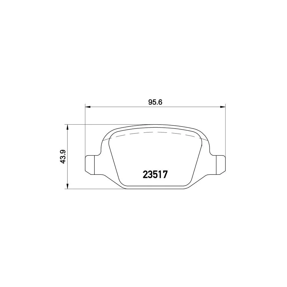 Juego de pastillas de freno BREMBO - P 23 065 - LIQUIDACION CAJA ROTA