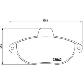 Pastillas Brembo P 23 072 -...