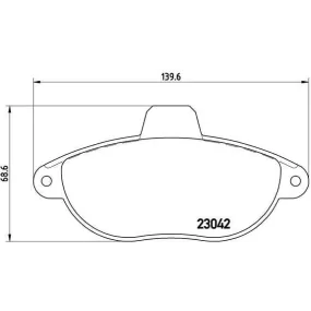 Pastillas Brembo P 23 072 Todoparatucoche