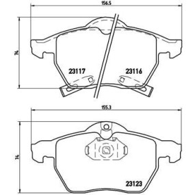 BREMBO - P 59 048 - Juego...