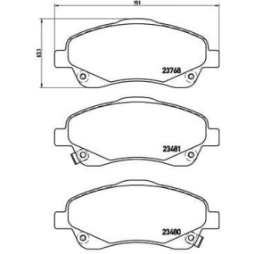 Pastillas Brembo P 83 046 Todoparatucoche