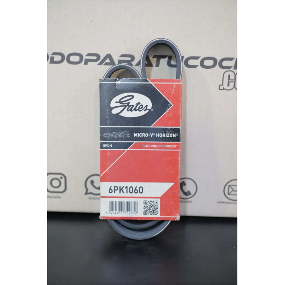 GATES - 6PK1060 - Correa canalada poli V - Micro-V® - LIQUIDACIÓN CAJA ROTA