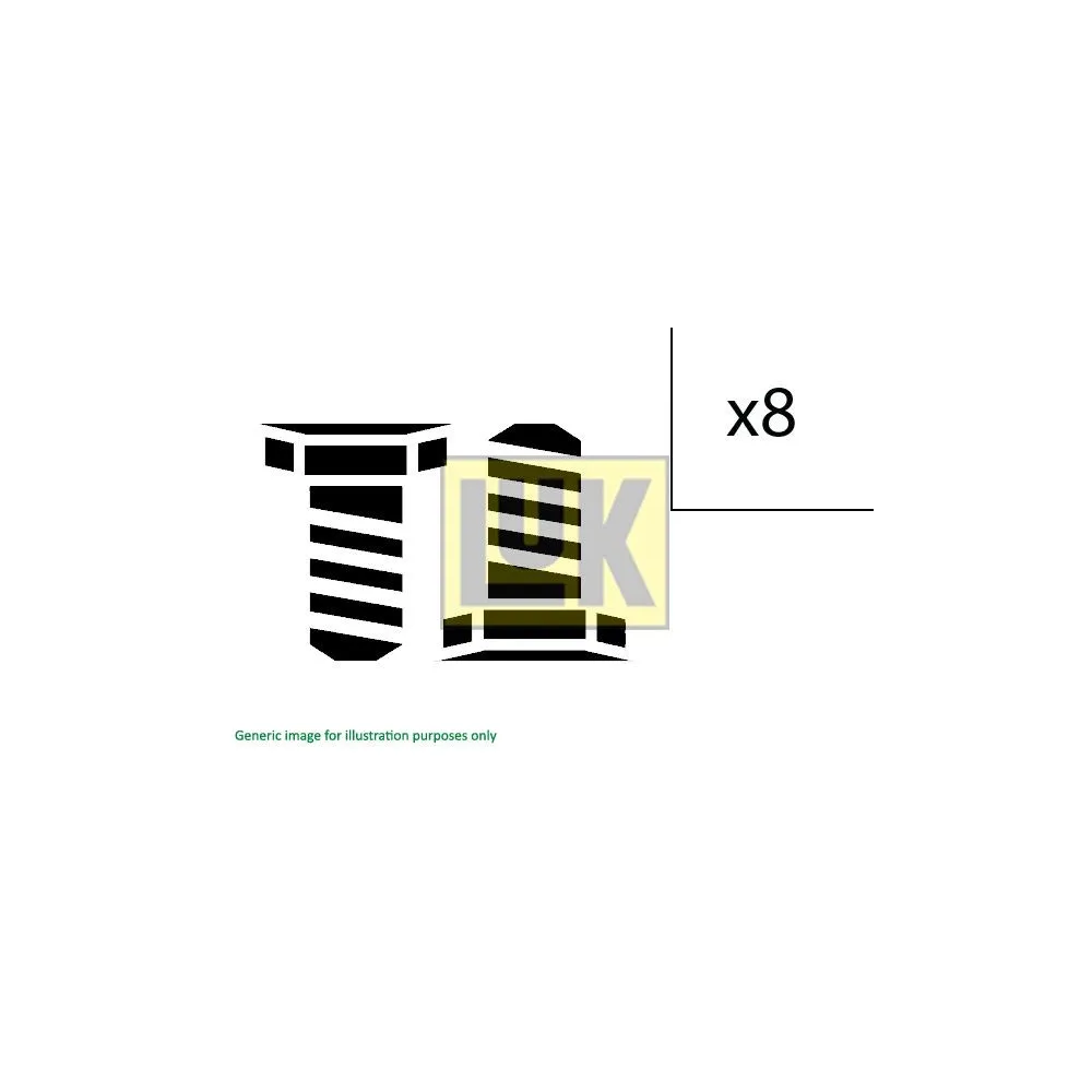 411015910: LUK KIT 8 TORNILLOS BIMASA PSA - LIQUIDACIÓN - 1874000060