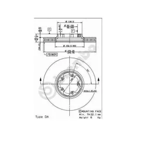 Discos de freno Brembo 09701020 - 09.7010.20