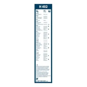 Escobilla trasera Bosch H402