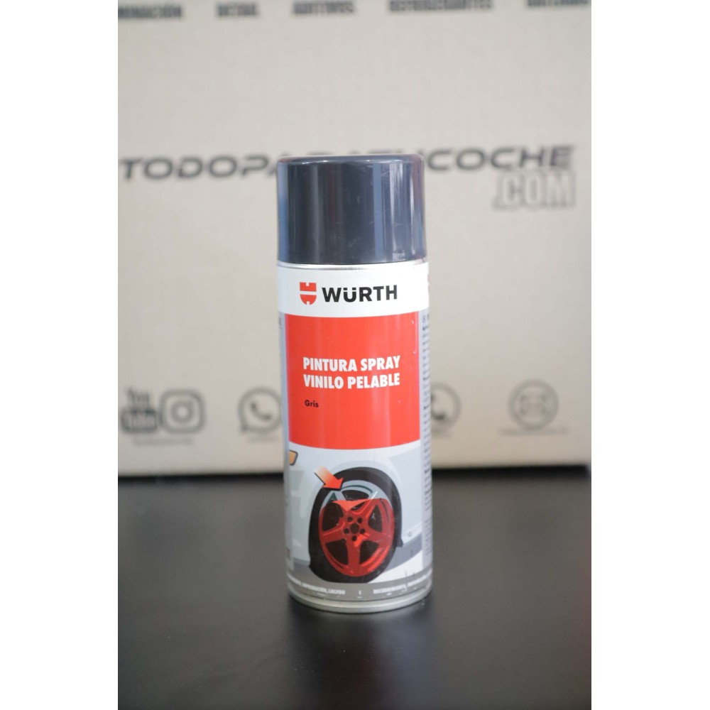 WÜRTH Spray pintura vinilo pelable 400ml - LIQUIDACIÓN