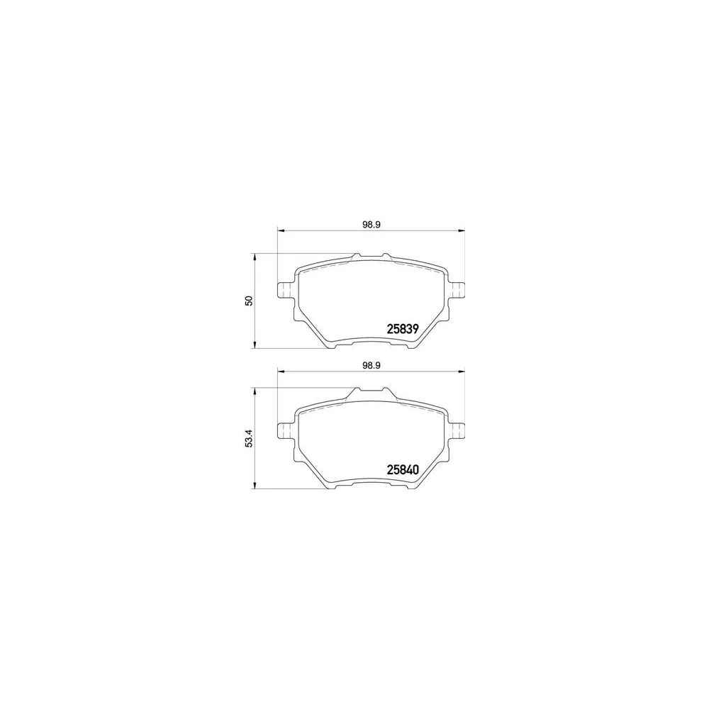 Pastillas de Freno Brembo P61122