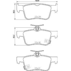 Pastillas de Freno Brembo P28089