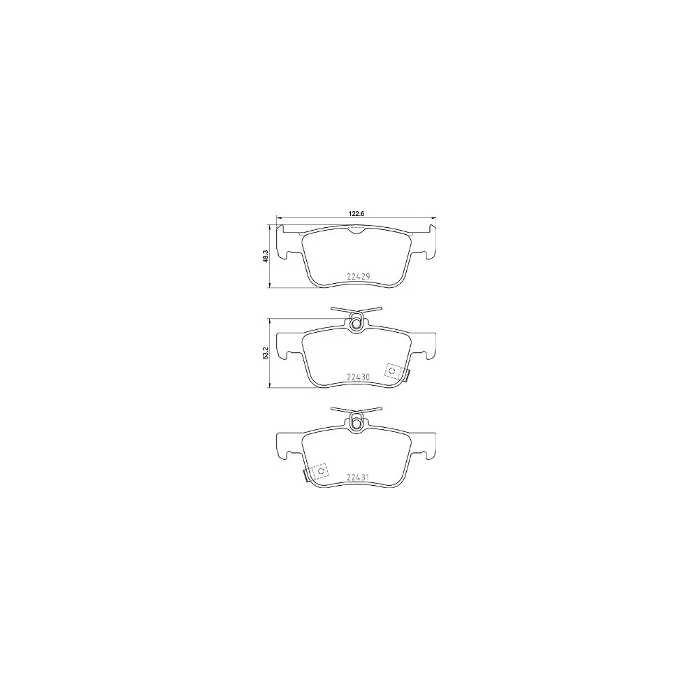 Pastillas de Freno Brembo P28089