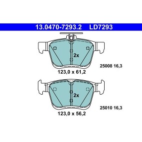 Pastillas Ate Ceramic LD7293