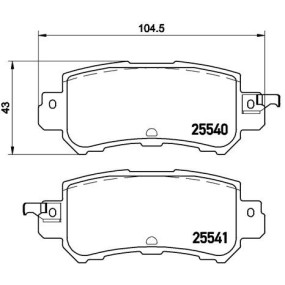 Pastillas de Freno Brembo P49047