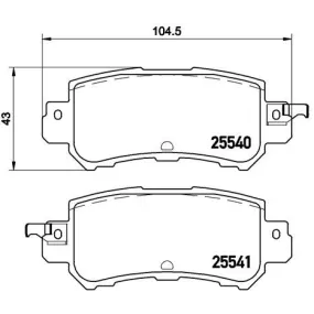 Pastillas de Freno Brembo P49047