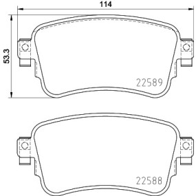 Pastillas Brembo P 61 133