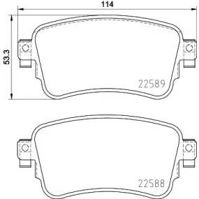 Pastillas de Freno Brembo P61133