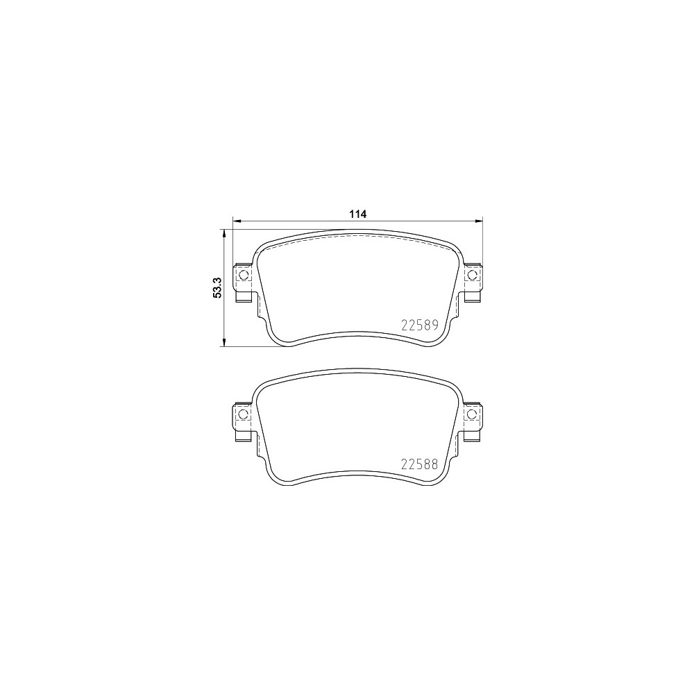Pastillas de Freno Brembo P61133