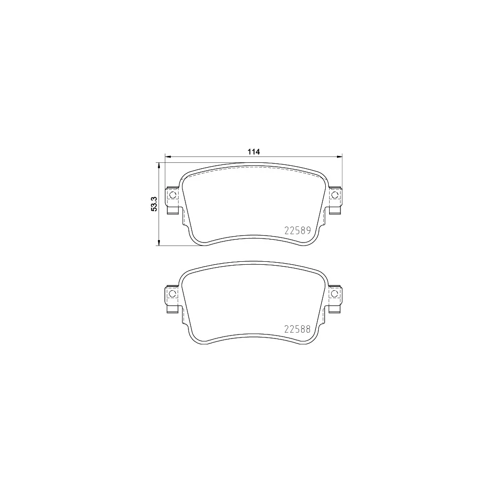 Pastillas de Freno Brembo P61133