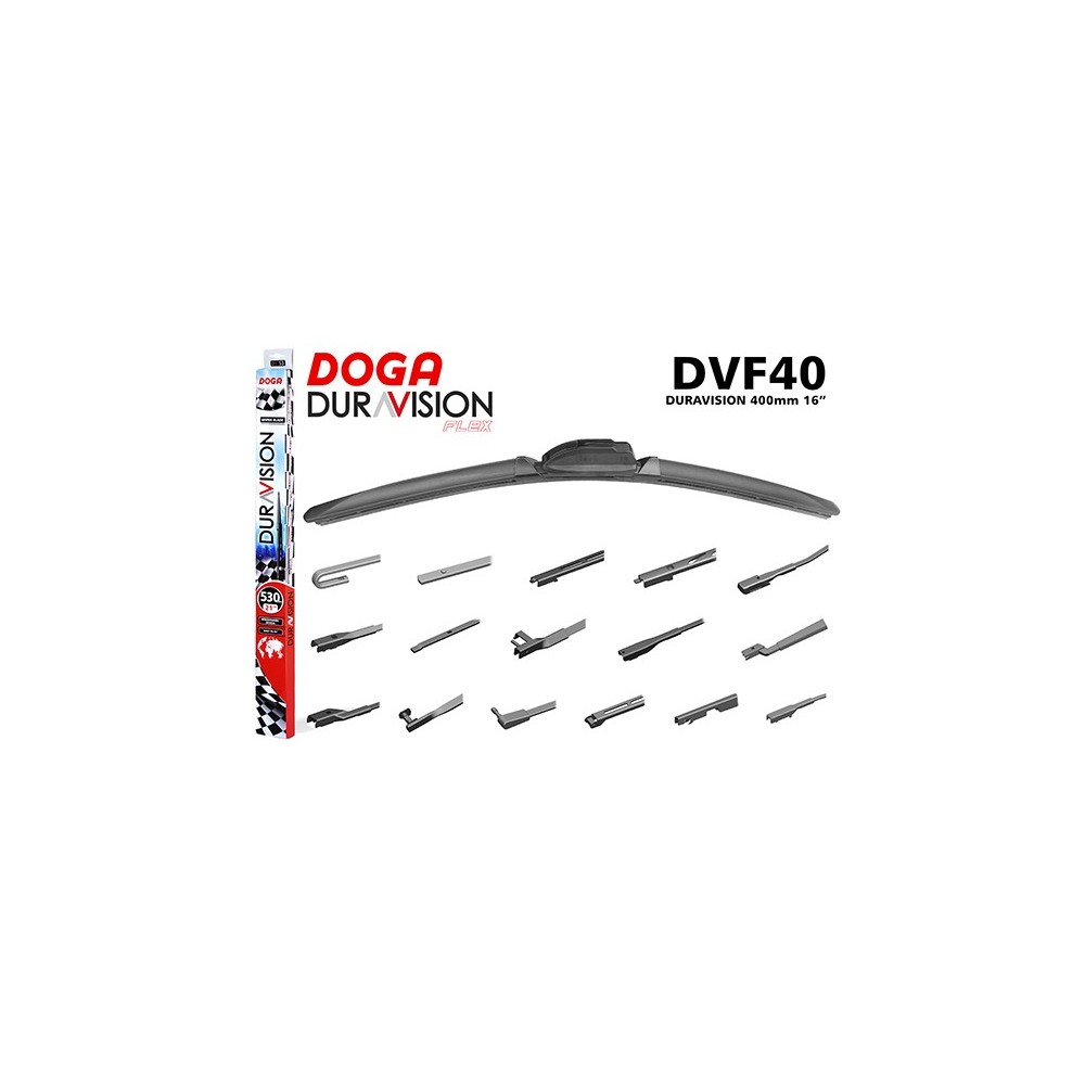 ESCOBILLA PLANA FLEX DOGA DVF40 - 400mm