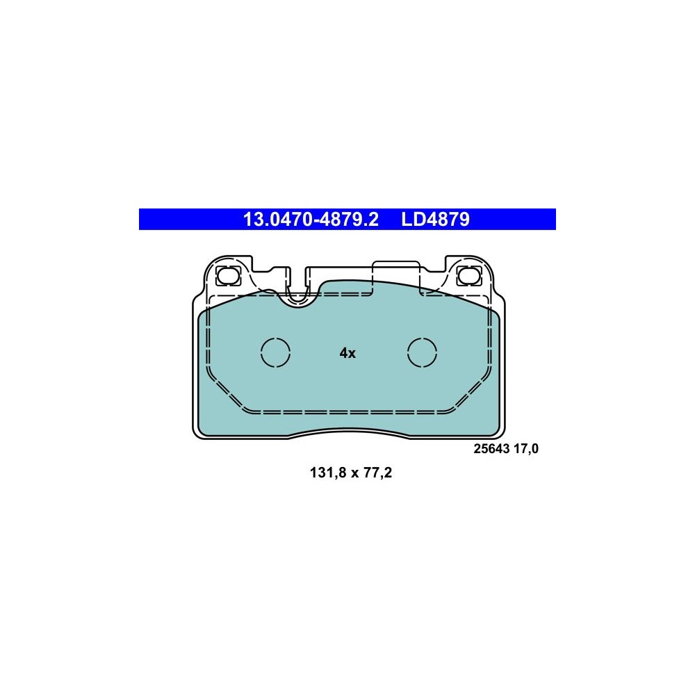 Pastillas Ate Ceramic LD4879