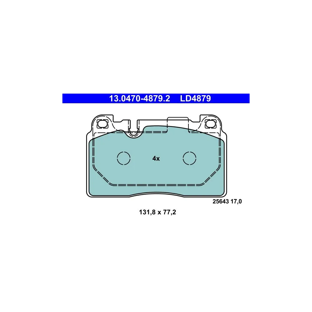 Pastillas Ate Ceramic LD4879