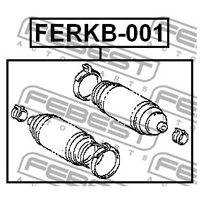 Fuelle dirección Febest FERKB-001