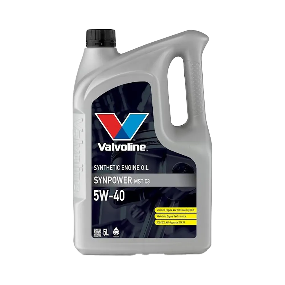 Aceite Valvoline SYNPower MST C3 5w40 5L