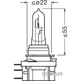 LÁMPARA OSRAM H15 ORIGINAL