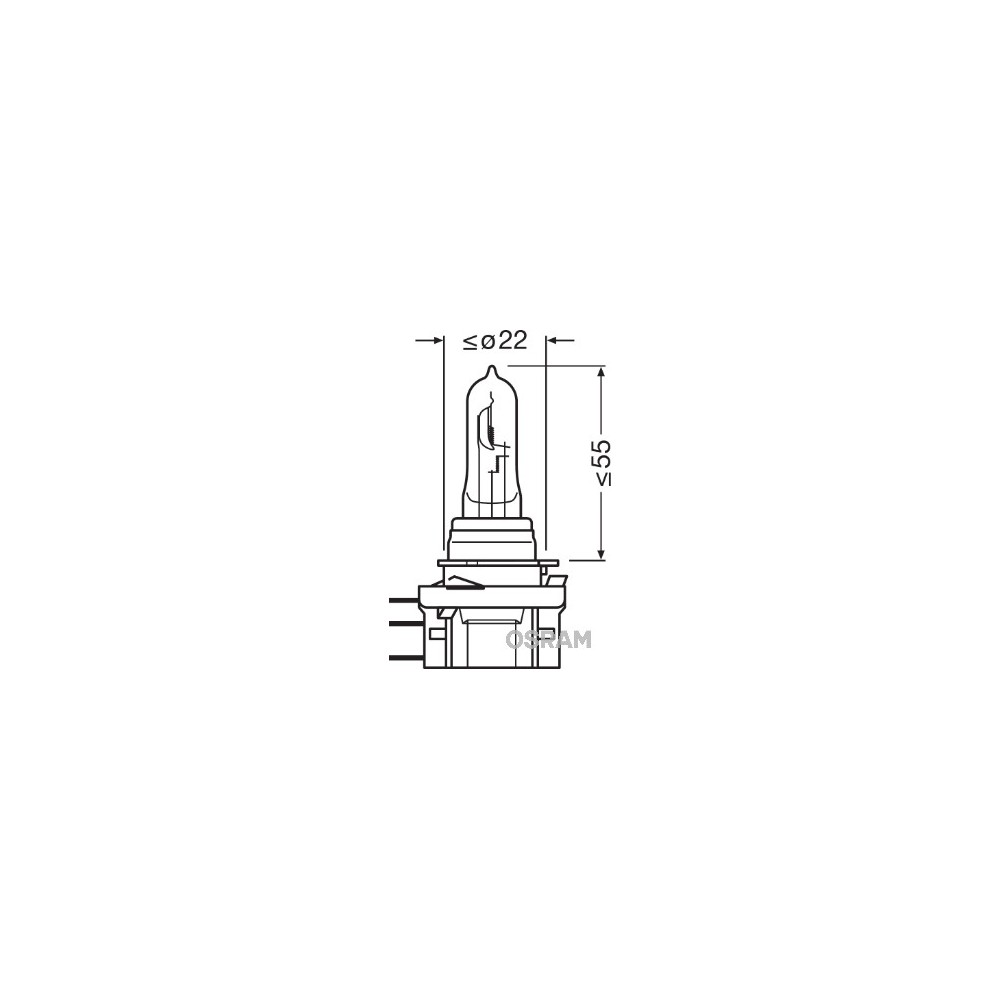 LÁMPARA OSRAM H15 ORIGINAL