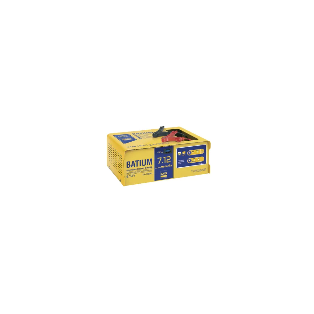 Cargador de Baterías GYS BATIUM 7.12 6-12V