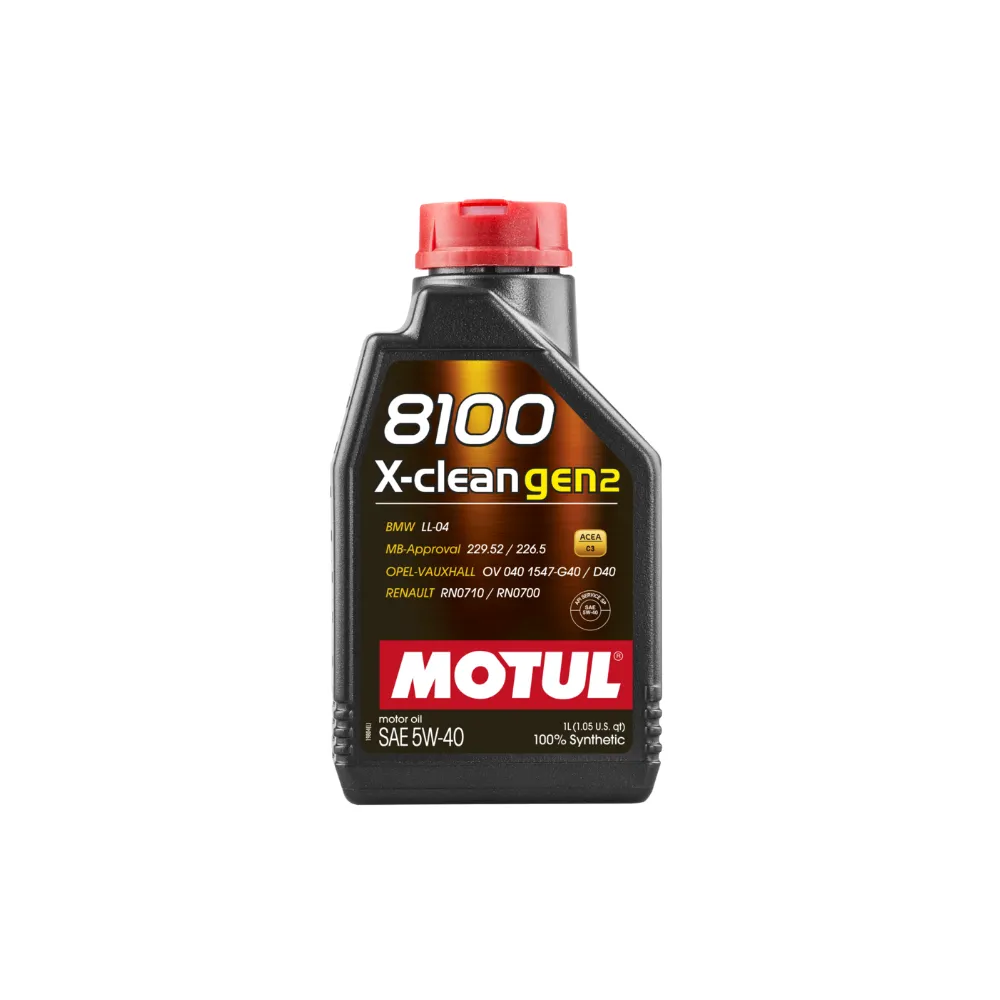 Motul 8100 X-Clean GEN2 5w40