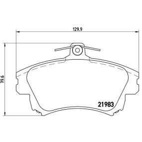 Pastillas de Freno Brembo P54036