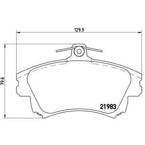 Pastillas de Freno Brembo P54036