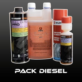 Pack aditivos Diesel + APC + Limpiafrenos gratis
