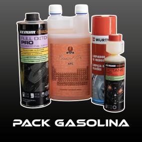 Pack aditivos Gasolina + APC + Limpiafrenos gratis