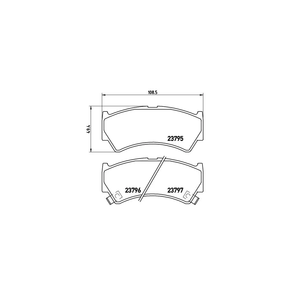 Pastillas de Freno Brembo P79013