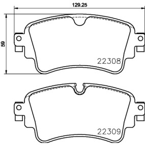 Pastillas Brembo P 85 154