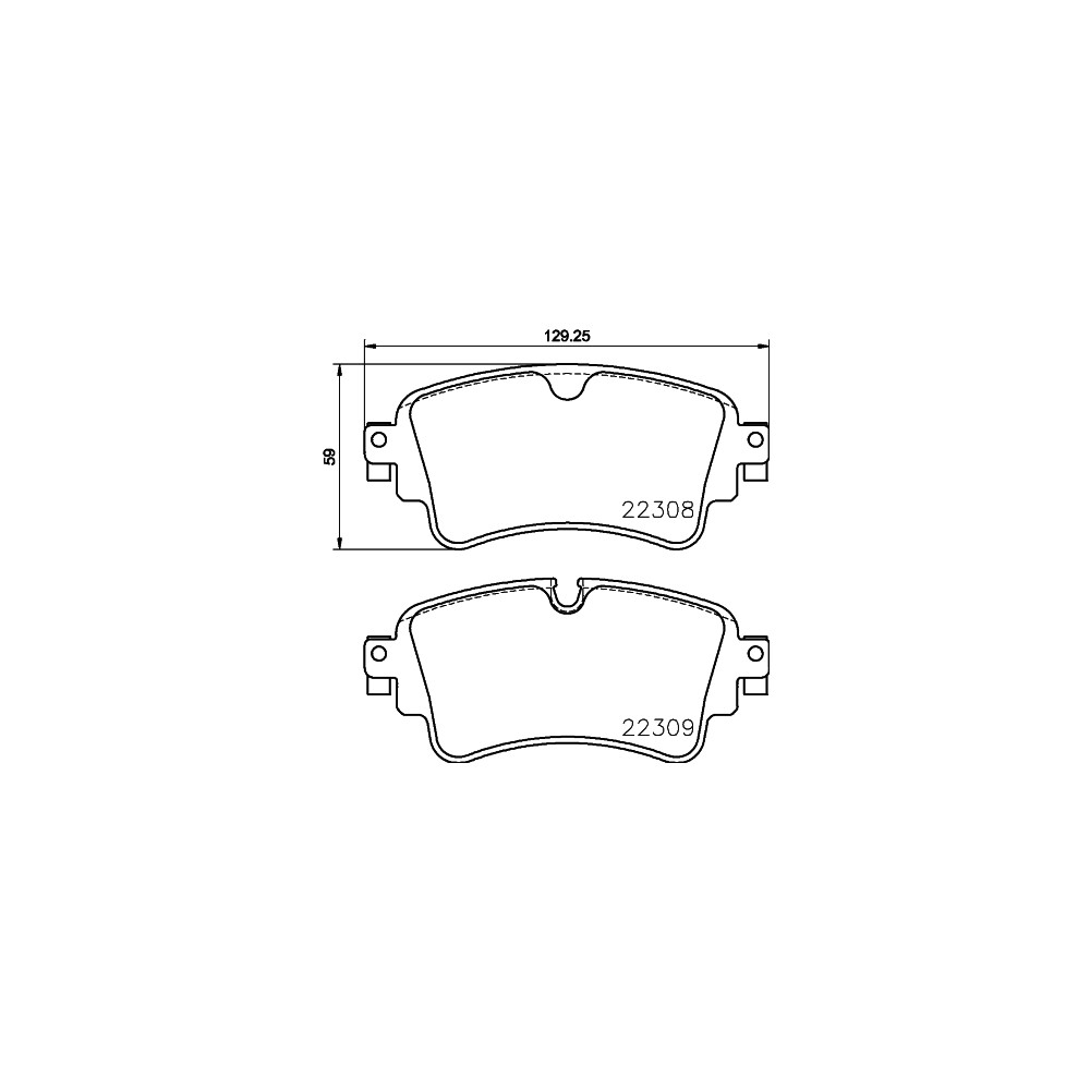 Pastillas Brembo P 85 154