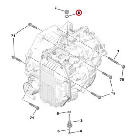 98 246 074 80 Junta de Tapon CV OEM Original